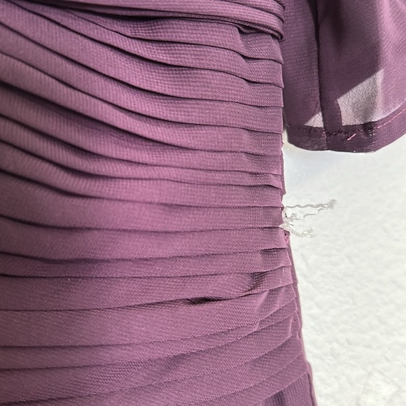 Stacees Formal Evening V Neck Midi Dress Womens Mother of The Bride - Picture 4 of 11